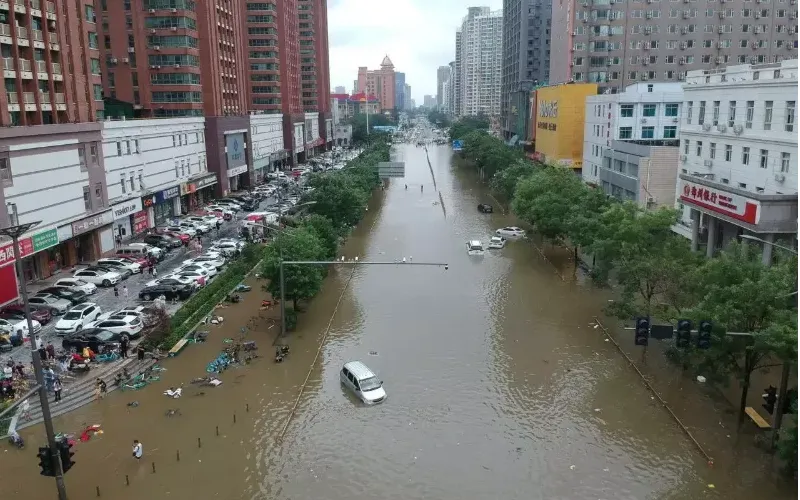 Lluvias en China