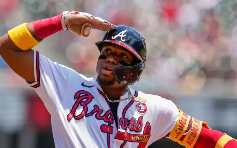 Ronald Acuña Jr es el latino con más anotadas en una zafra de MLB